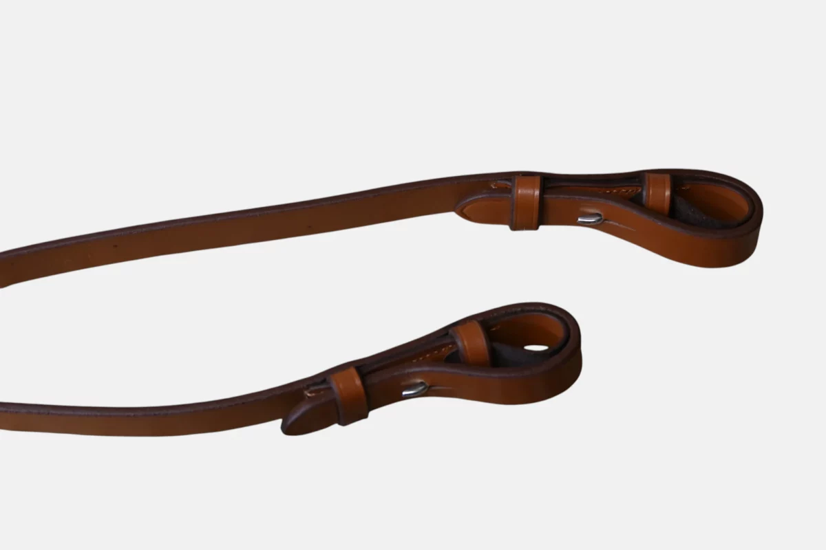 Rênes Acavallo Kris Pro Caoutchouc Soft Touch Cognac – Image 2