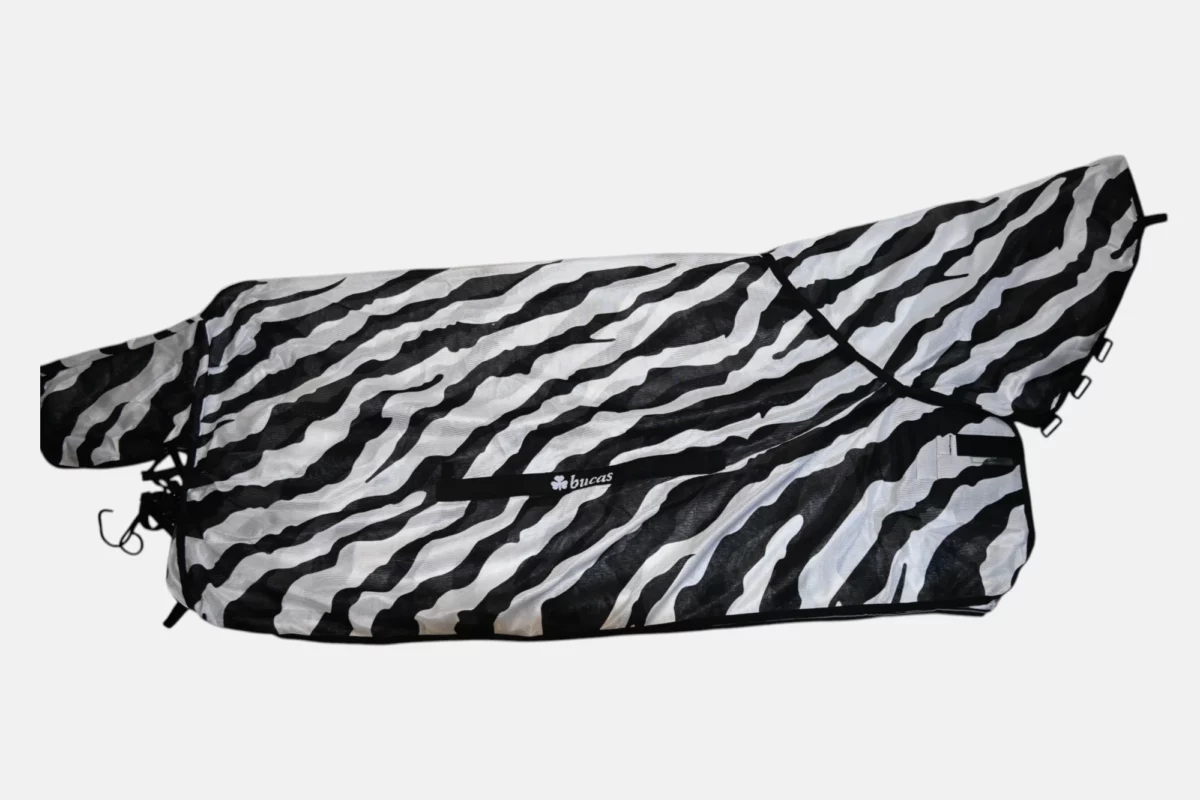 Couverture anti-mouches Bucas Buzz-Off Zebra Full Neck