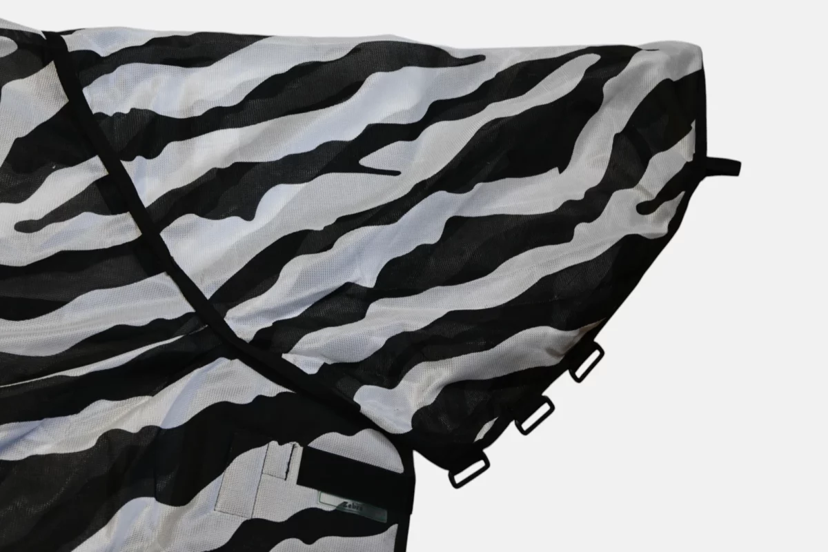 Couverture anti-mouches Bucas Buzz-Off Zebra Full Neck – Image 3