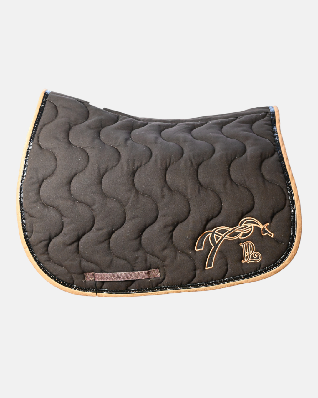 Pénélope Leprevost - Tapis de selle point sellier classique Marron