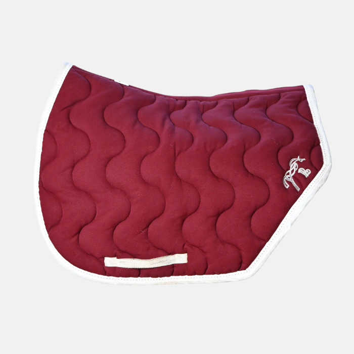 Pénélope Leprevost - Tapis Coupé sport Point Sellier Classique Rouge / Blanc