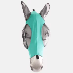 Wetherbeeta - Masque anti-mouches Stretch Bug Eye Saver avec oreilles Turquoise/Noir