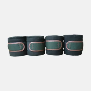 Kentucky Horsewear – Bandes De Polo Fleece Vert sapin