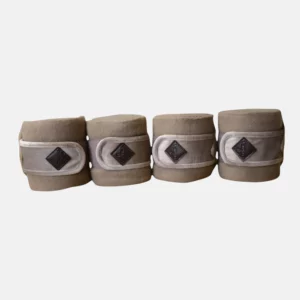 Kentucky Horsewear – Bandes De Polo Fleece Velvet Beige