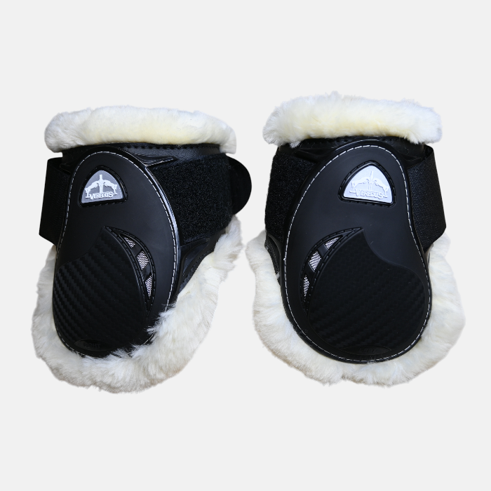 Veredus - Protège-boulets Carbon Gel Vento Save The Sheep Noir