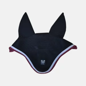 Horse Pilot - Bonnet anti-mouches Burgundy/Noir