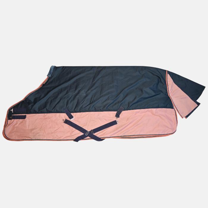 Equithème - Couverture Equithème Tyrex 600D 300g marine rose