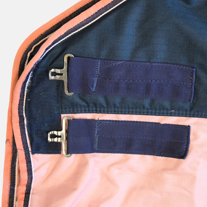 Equithème - Couverture Equithème Tyrex 600D 300g marine rose – Image 4