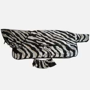 Bucas - Couverture anti-mouches Buzz-Off Zebra Full Neck