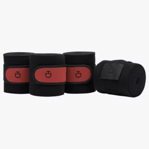 Cavalleria Toscana - Bandes de polo 4 Tech Noir/Orange