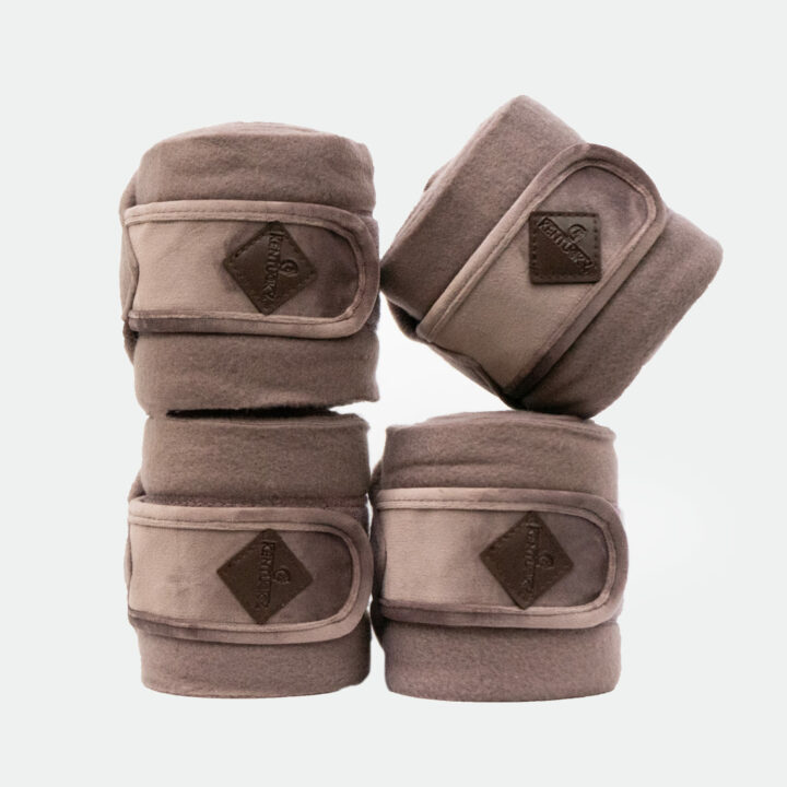 Kentucky Horsewear – Bandes De Polo Fleece Velvet Parme