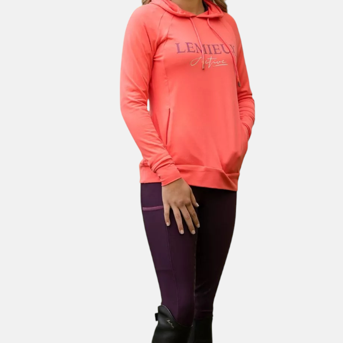 Lemieux - Sweat à capuche Luxe Papaya – Image 2