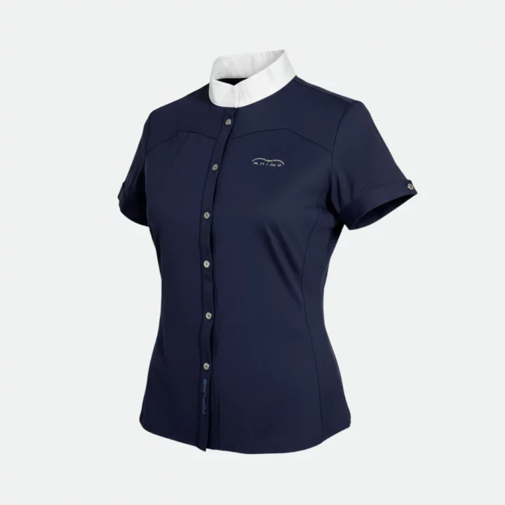 Animo - Polo de concours manche courtes Animo Poly marine