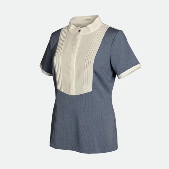 Samshield - Polo de concours Sixtine Blue Glitter