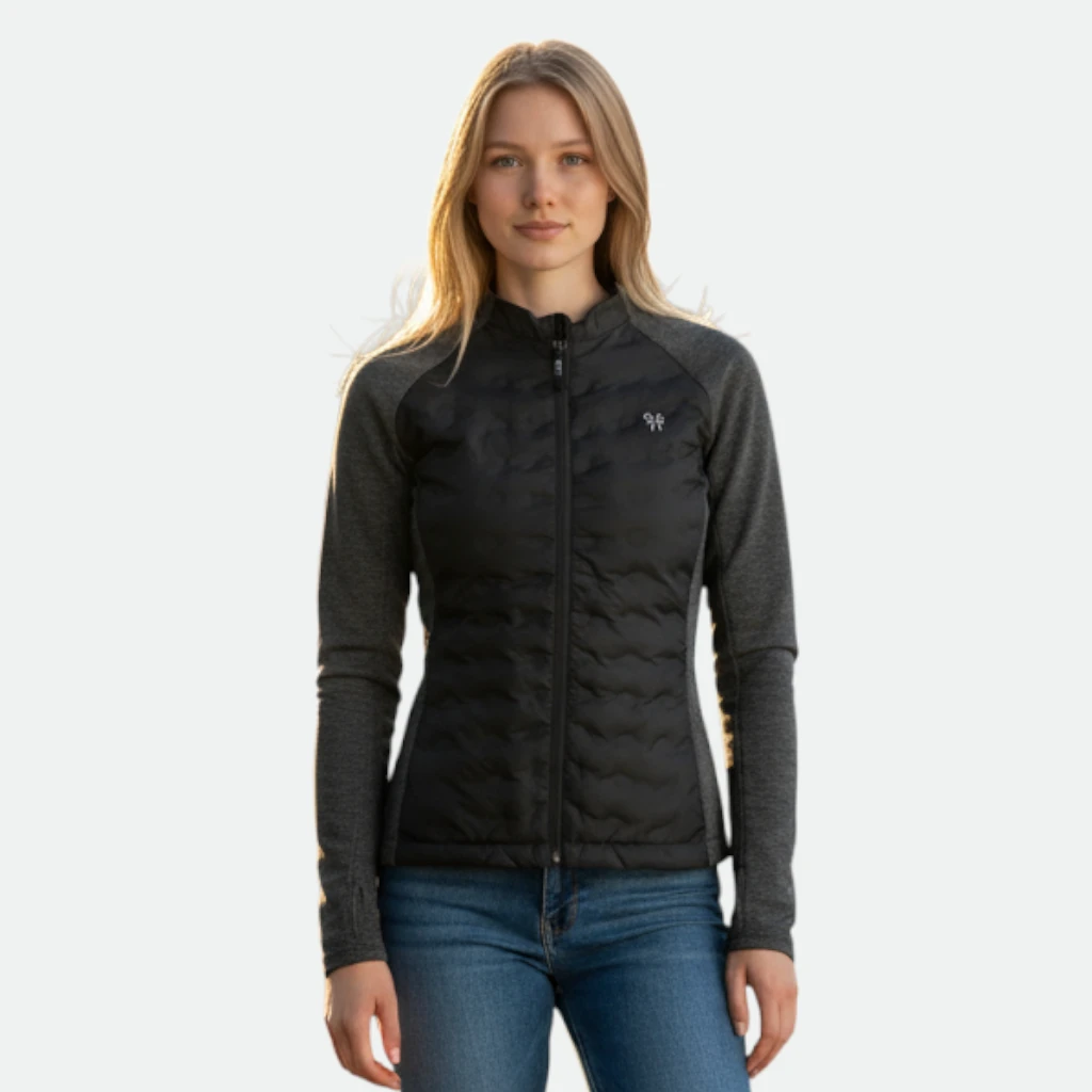 Horse Pilot - Veste Storm gris/noir – Image 2