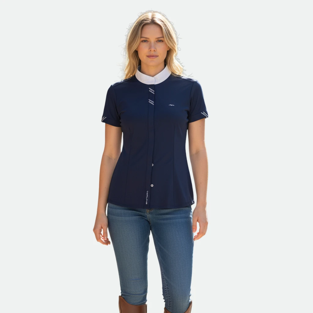 Animo - Polo Paku de concours manche courtes marine – Image 2