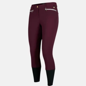 Jump’in - Pantalon Prune avec Liséré Argent et Tresse