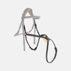 Muserolle croisée doublée 1/2 ronde surpiquée Sport Color