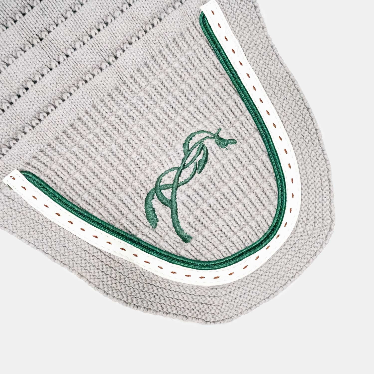 Pénélope Leprevost - Bonnet Point Sellier Gris / Vert – Image 2