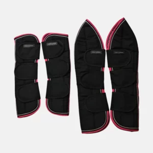 Equithème - Guêtres de transport Tyrex 600D Rose