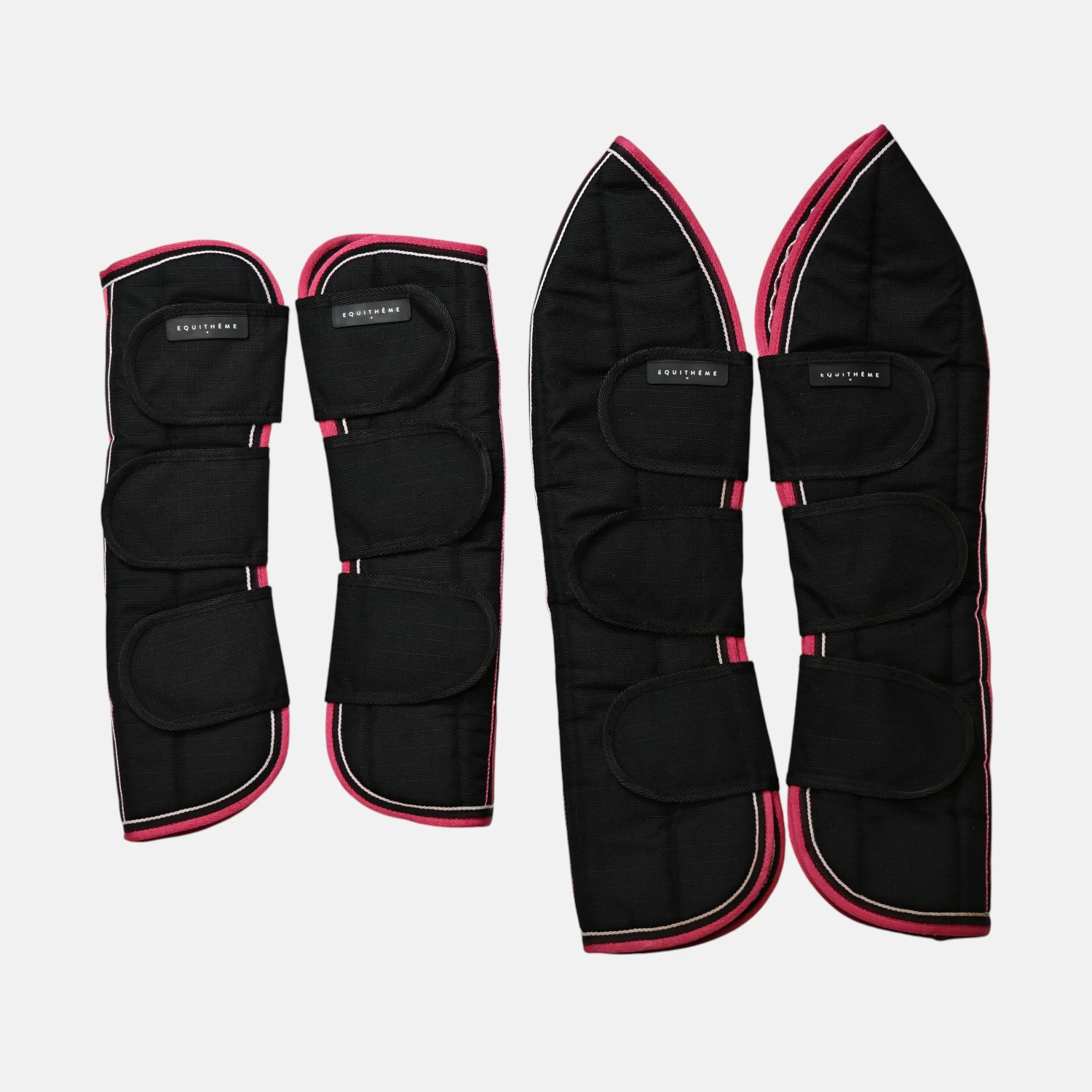 Equithème - Guêtres de transport Tyrex 600D Rose