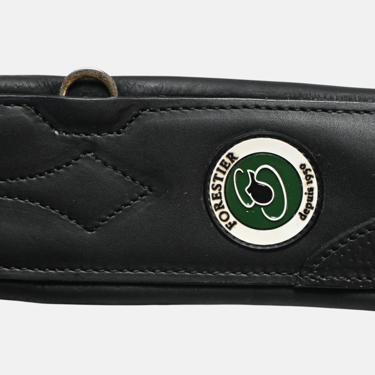 Forestier Sellier – Sangle Longue Confort Sans Cache Mousqueton Noir – Image 3