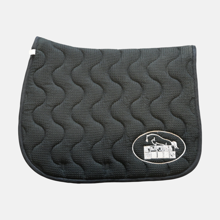 Jump’In – Tapis De Cso Jumpad Écusson Ovale Noir Or taille cheval – Image 4