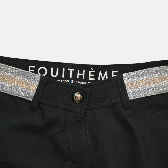 Equitheme - Pantalon d'équitation Lor fond silicone Noir – Image 3