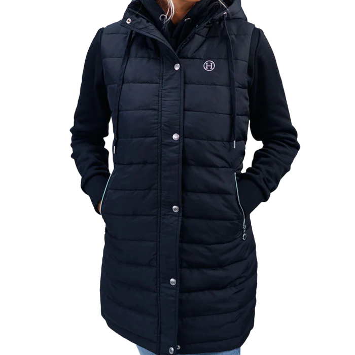 Harcour - Veste longue sans manches Boliva Noir – Image 8