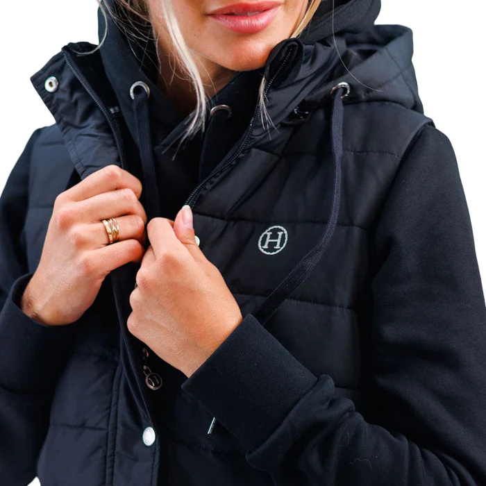 Harcour - Veste longue sans manches Boliva Noir – Image 5