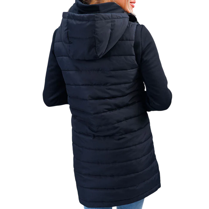 Harcour - Veste longue sans manches Boliva Noir – Image 7