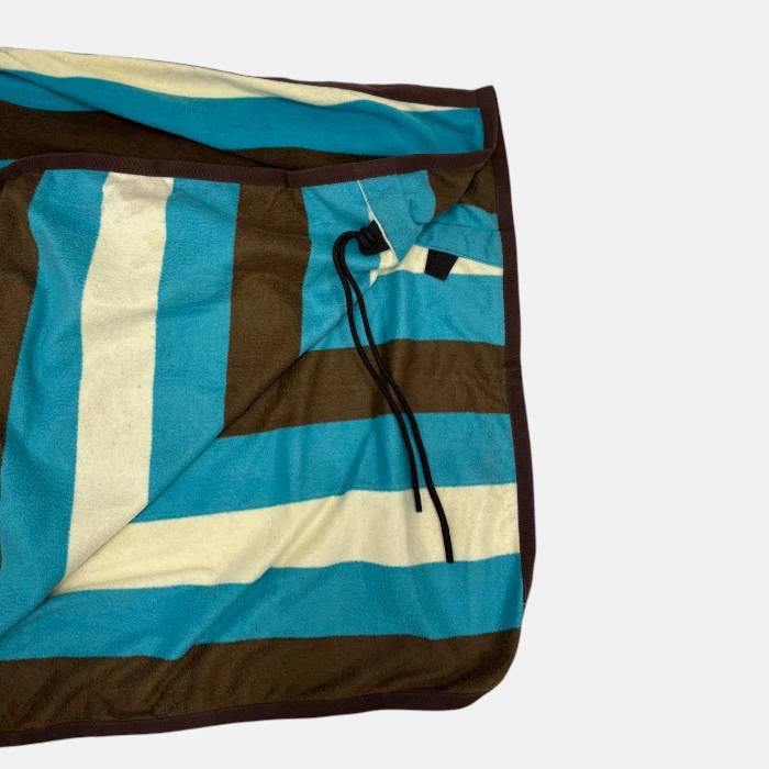 Equithème - Polaire marron/turquoise/beige – Image 4