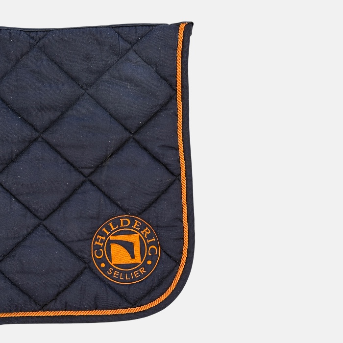 Childéric – Tapis Cso Marine / Orange – Image 3
