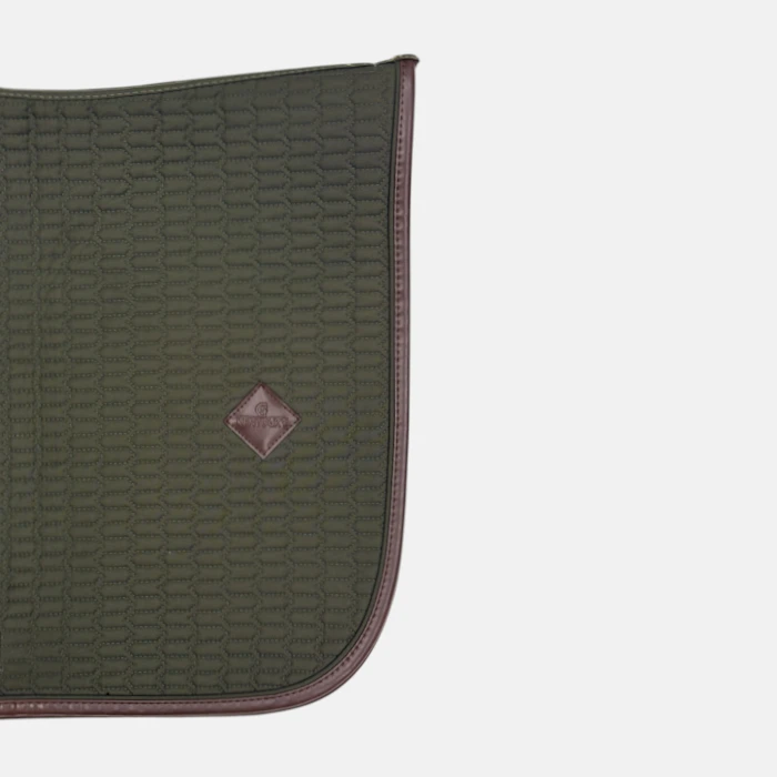 Kentucky Horsewear – Tapis De CSO Color Edition Leather Vert Olive – Image 3