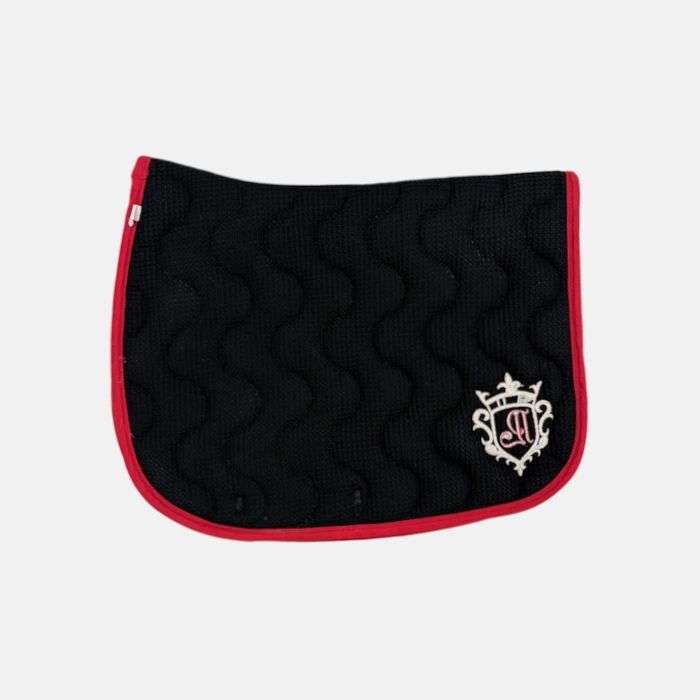 Pénélope Store – Tapis De Cso Point Sellier Classique Noir / Rouge – Image 3