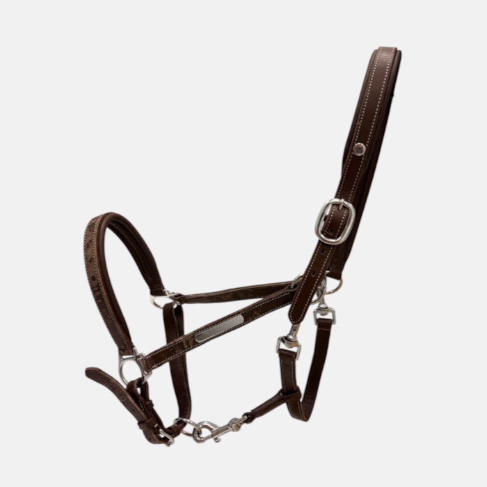 Norton - Licol cuir grooming havane