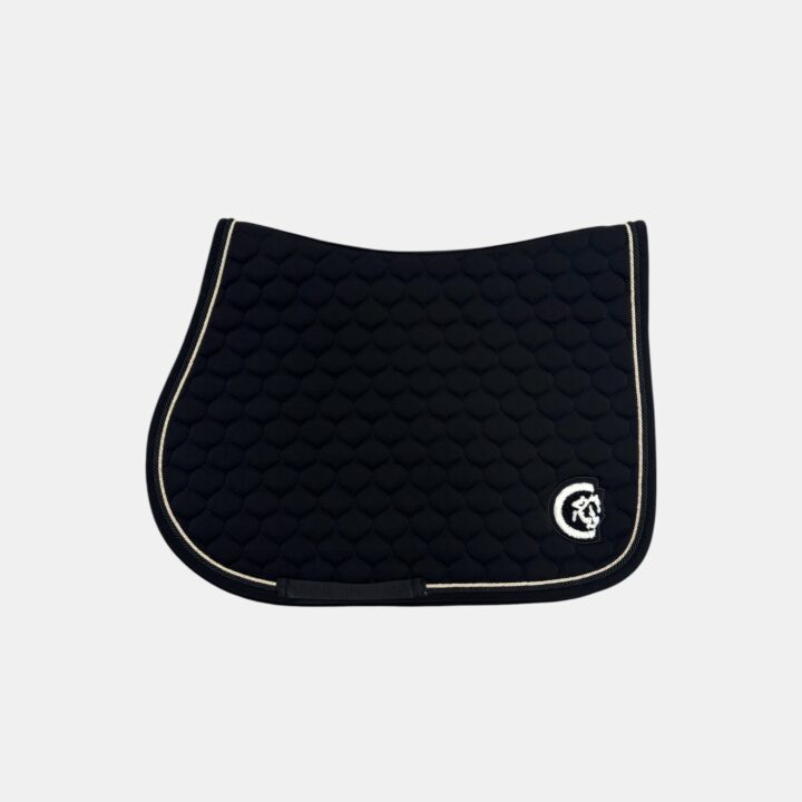 Kentucky Horsewear - Tapis de Selle Onion Quilt 3D Logo de Saut Noir