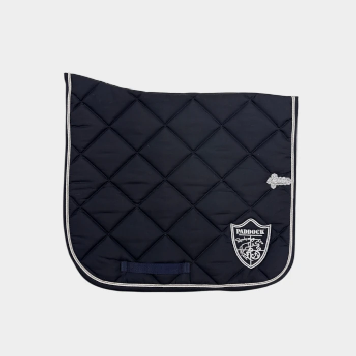 Paddock Sports – Tapis De Dressage Prems Écussons Marine