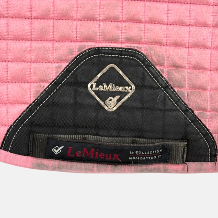 Lemieux – Tapis De Dressage Suede Square Blush Pink – Image 2
