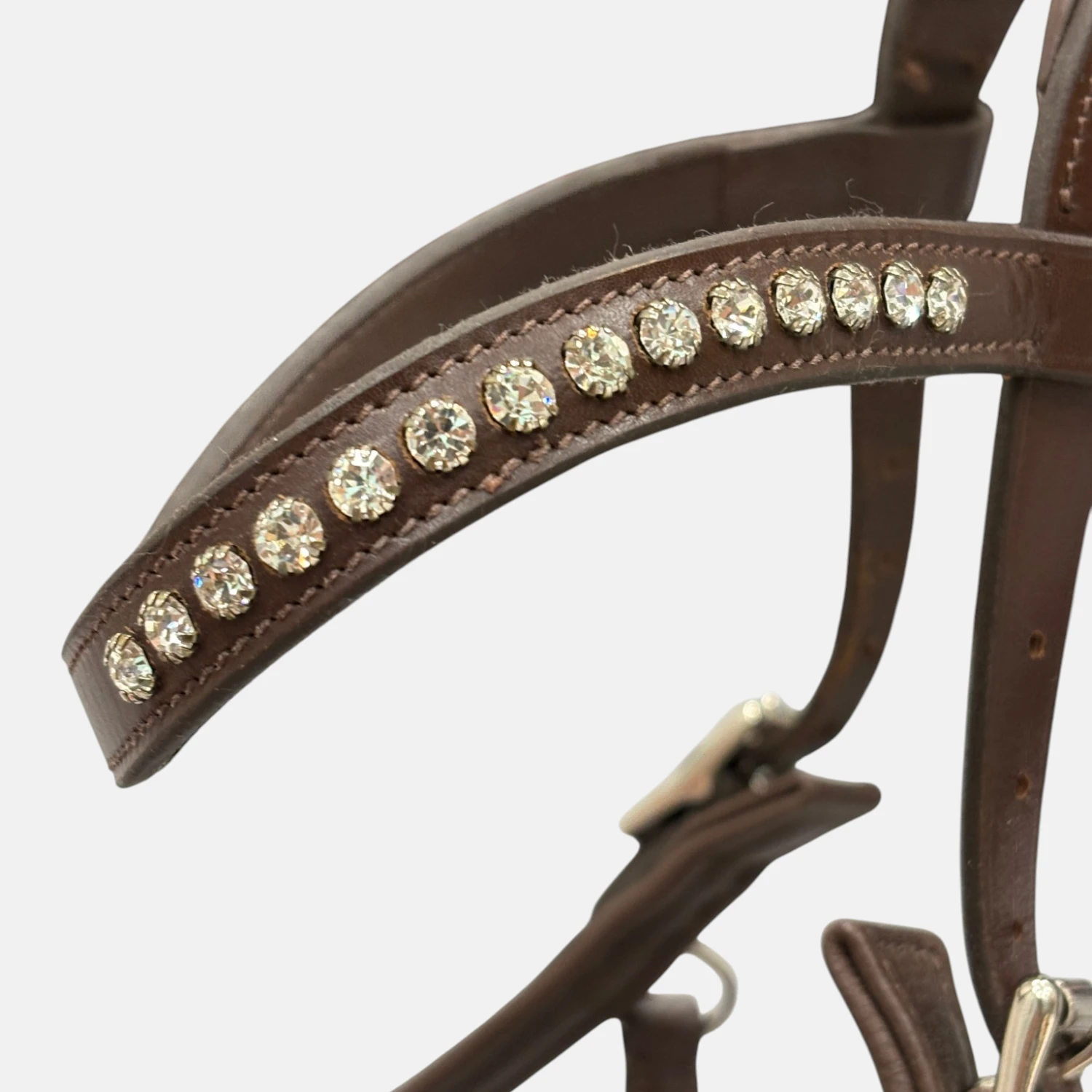 Smart Wag - Side pull en cuir personnalisable Verbier Marron – Image 3