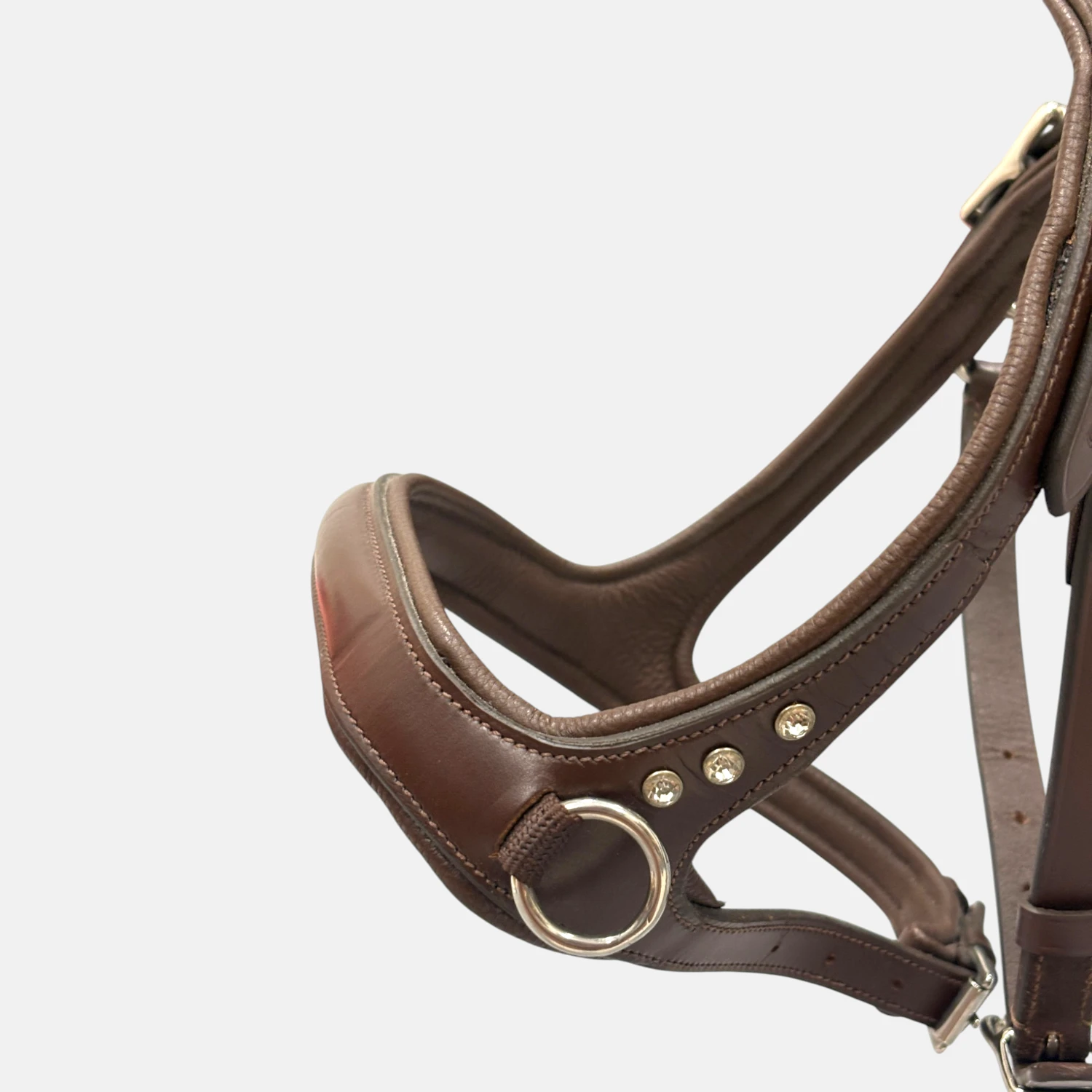 Smart Wag - Side pull en cuir personnalisable Verbier Marron – Image 4
